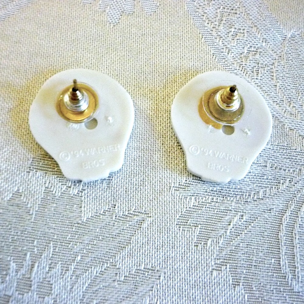 Vintage Tweety Bird Earrings Warner Brothers - Picture 3 of 3